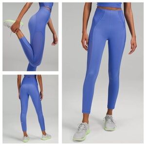 NWT Lululemon Everlux Mesh Super-High-Rise Training Tight 25" Wild Indigo Size 2